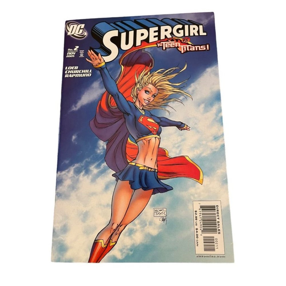 DC Comic Supergirl VS The Teen Titans #2 November 2005 Loeb Churchill Rapmund